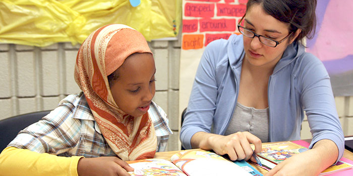 library volunteer tutors youth